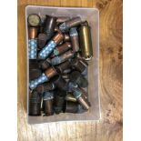 A SMALL QUANTITY OF RARE OBSOLETE CALIBRE COLLECTORS AMMUNITION AND BLANKS.