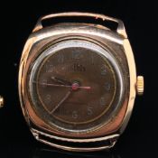 A LADIES 9ct GOLD ROTARY WRIST WATCH TOGETHER WITH A VINTAGE TREBEX 9ct GOLD HEAD ONLY WRIST