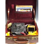 A RARE BOLEX H8 REFLEX "PROFFESIONAL" MOVIE CAMERA , CASED WITH INSTRUCTIONS AND OTHER PAPERS AND