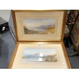 CORNELIUS PEARSON (18O5-91), ARR. HIGHLAND SEA INLETS, A PAIR OF WATERCOLOURS, SIGNED AND DATED