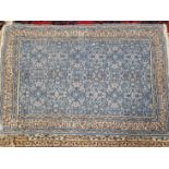 A TURKISH RUG OF UNUSUAL DESIGN 173 x 115cms