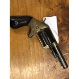 A VERY RARE BROOKLYN ARMS COMPANY SLOCUM PATENT REVOLVER .32 RIMFIRE. STEEL BARREL STAMPED B& Co