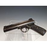 A WEBLEY MARK 1 AIR PISTOL .177 CALBRE SERIAL NUMBER 135. PLEASE NOTE AGE RESTRICTIONS APPLY TO
