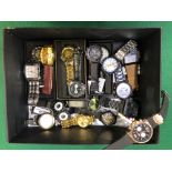 A COLLECTION OF VARIOUS MODERN AND NEW WRISTWATCHES TO INCLUDE SPORTS, SKELETON, CHRONOGRAPHS, AND