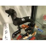 TEN DACHSHUND FIGURES BY BESWICK AND OTHERS