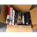 A CARTON OF NOVELS AND OTHER BOOKS