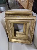 A PAIR OF GILT PICTURE FRAMES