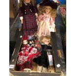 A COLLECTION OF DOLLS