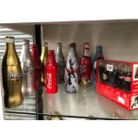 TEN FIFA 2006 WORLD CUP COMMEMORATIVE BOTTLES OF COCA COLA TOGETHER WITH A BOX OF 6 MINIATURES
