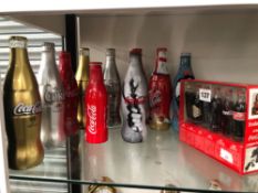 TEN FIFA 2006 WORLD CUP COMMEMORATIVE BOTTLES OF COCA COLA TOGETHER WITH A BOX OF 6 MINIATURES