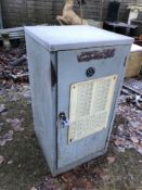 A SMALL STEEL TOOL CABINET