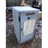 A SMALL STEEL TOOL CABINET