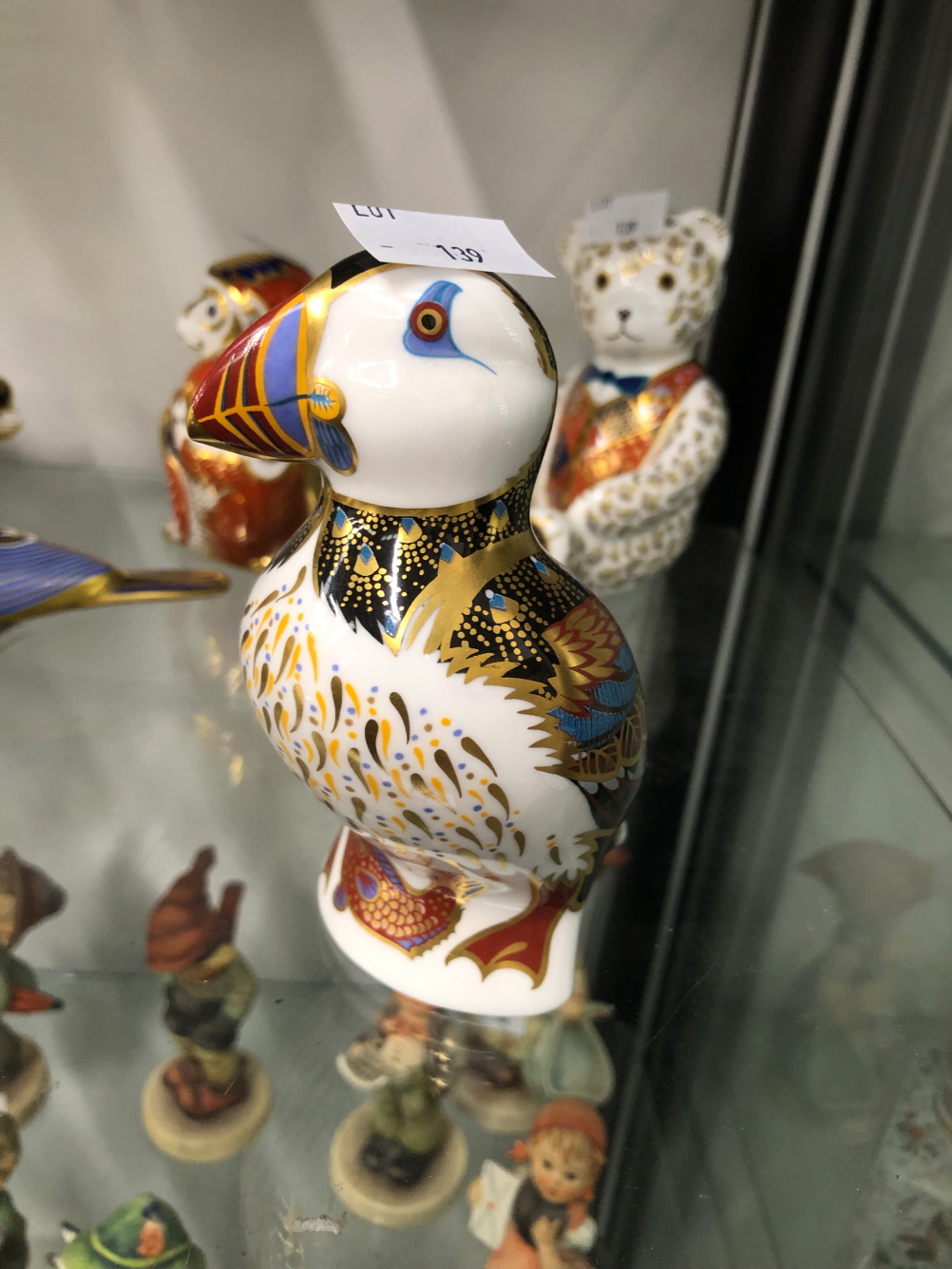 SIXTEEN CROWN DERBY IMARI PALETTE ANIMAL FIGURINES - Image 3 of 18