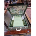 A BREXTON FITTED PICNIC CASE