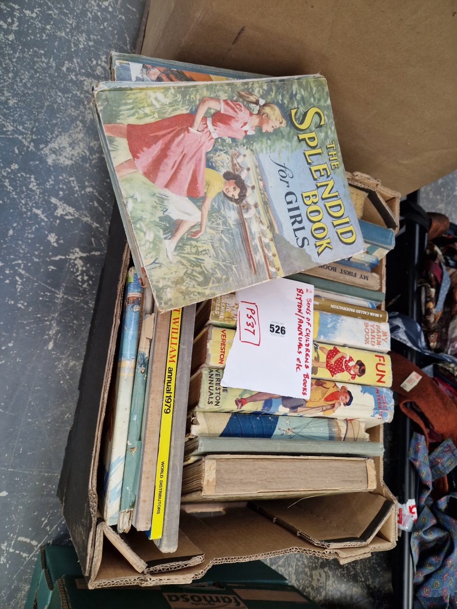 CHILDRENS BOOKS, RUPERT ANNUALS, ENID BLYTON NOVELS AND OTHER BOOKS