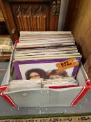 45 RPM SINGLES TOGETHER WITH LP RECORDS, MAINLY POP