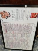 BILL MCLAREN 2002 SIGNED PRINT OF THE WALES V SCOTLAND MATCH/THE LAST WORD