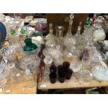 DECANTERS, CARAFES, BOWLS AND DRINKING GLASS