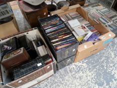 A LARGE QUANTITY OF CDS TOGETHER WITH SOME CASSETTE TAPES, POP, CLASSICAL AND EASY LISTENING