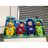 FOUR BOXED TELETUBBIES SOFT TOYS