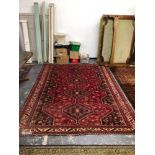 A PERSIAN SHIRAZ CARPET. 310 x 230cms