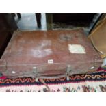 A REVELATION BROWN SUITCASE