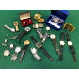 A COLLECTION OF WRIST WATCHES TO INCLUDE SWISS ASTRAL,ACCURIST, SEKONDA, ROTARY ETC.
