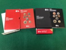 A 2013 AND 2014 UNITED KINGDOM ANNUAL COIN SET.