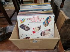A BOX OF APPROXIMATELY 50 LP RECORDS, MAINLY COUNTRY AND WESTERN, TO INCLUDE THOSE BY: JOHNNY