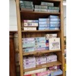 A LARGE COLLECTION OF BOXED JIGSAW PUZZLES