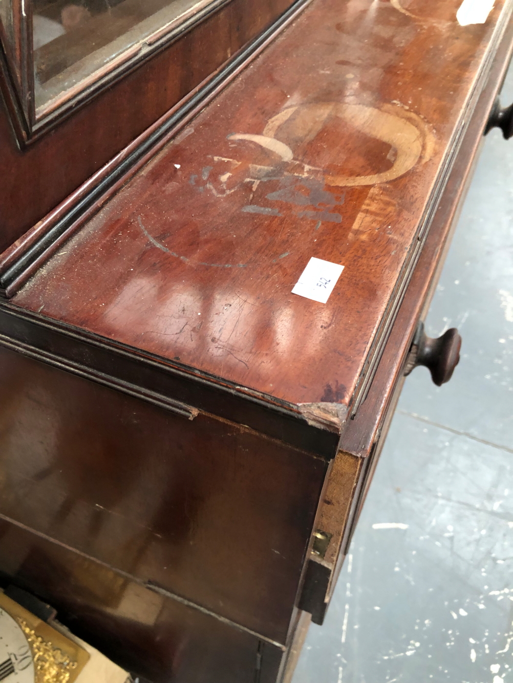 A GEORGE III MAHOGANY SECRETAIRE BOOKCASE WITH CABINET BASE FITTED WITH DRAWERS. 222 X 88 X 51CMS. - Image 20 of 23