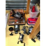 FISHING REELS, WEIGHTS, LINE AND OTHER ACCESSORIES