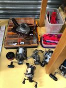 FISHING REELS, WEIGHTS, LINE AND OTHER ACCESSORIES