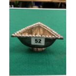 A HALLMARKED SILVER TRAPRAIN TREASURE BOWL / DISH. WEIGHT 157grms.