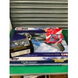 A 2007 BOXED CORGI AVIATION ARCHIVE AVRO VULCAN TOGETHER WITH TWO OTHER CORGI AEROPLANES