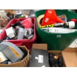VARIOUS TOOLS AND CAR POLISHES AND OTHER CONSUMABLES ETC