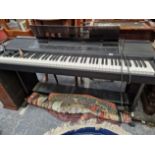 A YAMAHA CLAVINOVA CVP-6 ELECTRONIC PIANO.