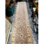 A PAIR OF EASTERN PALE GROUND LONG RUNNERS EACH 350 X 83CMS.