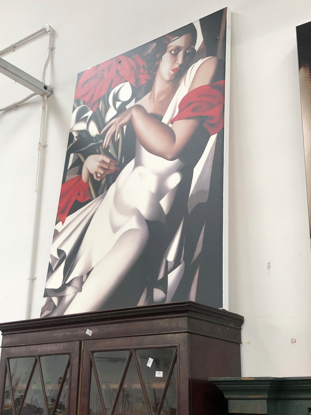 THREE LARGE CANVAS PRINTS AFTER DE LEMPICKA - Image 3 of 3