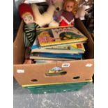 DOLLS, SOFT TOYS AND CHILDRENS BOOKS