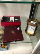 A CASED SET OF FESTIVAL OF BRITAIN COINS, A REPLICA ARMY PAY TOKEN AND A MATTHEW NORMAN OVAL