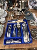 ELECTROPLATE CUTLERY, CAKE BASKETS AND SWEETMEATS