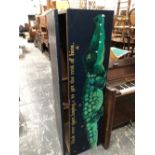 A HAND PAINTED LARGE TOY BOX WITH PETER PAN QUOTES.