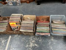 FIVE CARTONS OF LP RECORDS, MAINLY COUNTRY AND WESTERN TOGETHER WITH EASY LISTENING