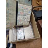 A COLLECTION OF BRITISH STAMPS IN ALBUMS AND ON FIRST DAY COVERS