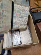 A COLLECTION OF BRITISH STAMPS IN ALBUMS AND ON FIRST DAY COVERS