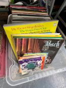 TWO CARTONS OF LP RECORDS, MAINLY CLASSICAL