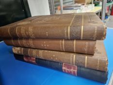 THE HISTORY OF LANCASTER, 3 VOLS, ANCIENT SEPULCHRAL MONUMENTS, PEASANT ART IN EUROPE AND OTHER