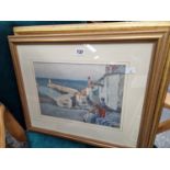 TWO FRAMED PRINTS AFTER VETRIANO AND COOP