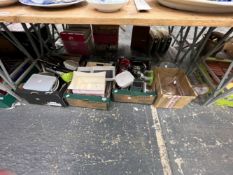 A LARGE COLLECTION OF MODERN KITCHENALIA, VARIOUS VASES ETC.